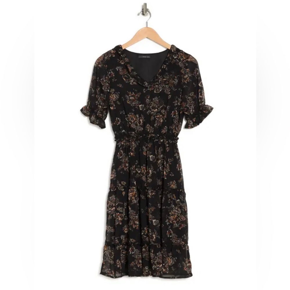 West Kei floral chiffon dress